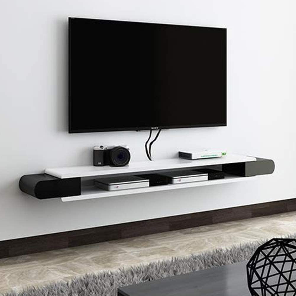 I Hang Tvs Wood Tv Floating Shelves Wall Mounted Shelf Media Console Entertainment Bracket Stand Of Receiver Cable Box A 90 35inch Johannesburg Lifts Garden - Shelf For Wall Hung Tv